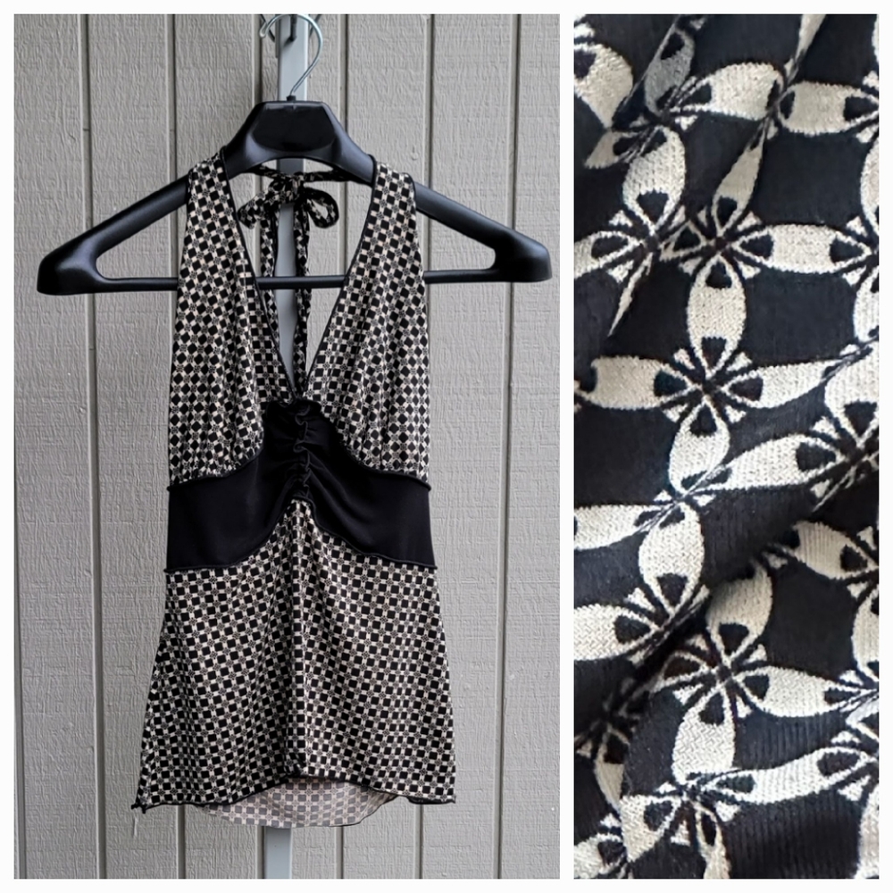 Max Studio | Dressy Stretchy Tie Halter EUC Ladies Medium